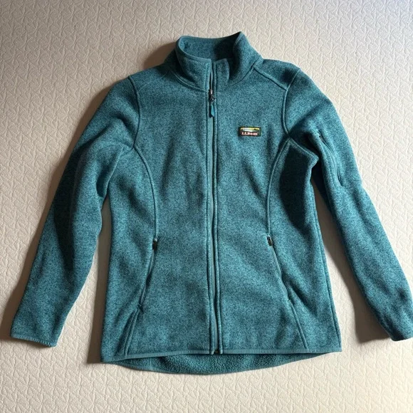 Women's L.L.Bean Sweater Fleece Full-Zip Jacket - Picture 2 of 4